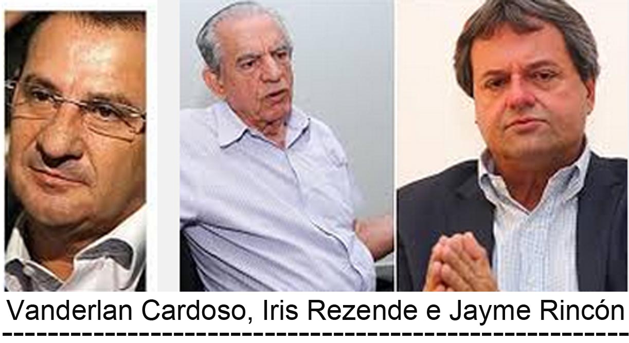 Jayme Rincón, Iris Rezende e Vanderlan Cardoso, os possíveis nomes na disputa pela prefeitura de Goiânia