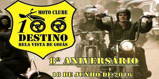 100 Destino Moto Clube comemora oito anos de fundação