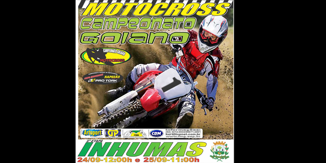 EM INHUMAS A PROXIMA PARADA  DO GOIANO DE MOTOCROSS 2016.