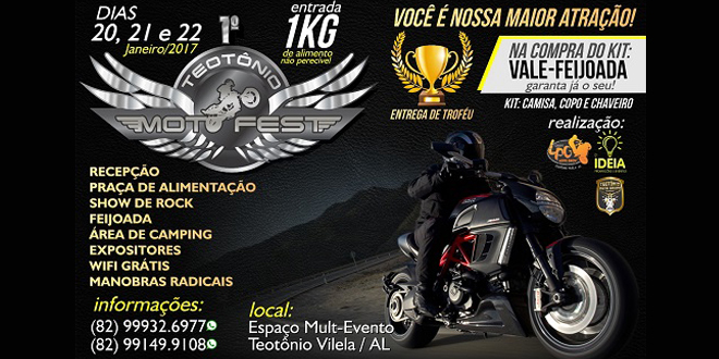 Confira os Eventos dos Motociclistas no mês de Janeiro