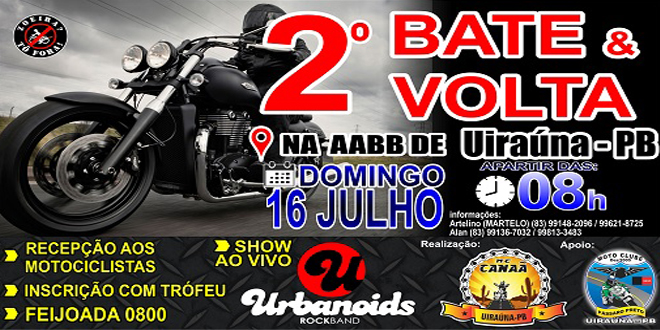 Confira os Eventos dos Motociclistas no mês de Julho