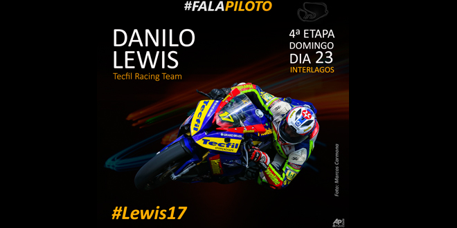 Após se recuperar de lesão no joelho, Danilo Lewis confirma participação na 4ª etapa do SBK Brasil