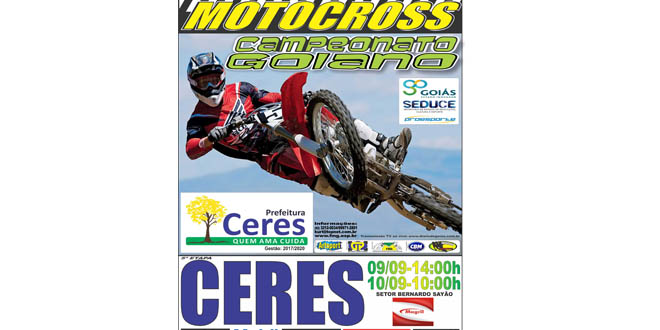 CERES DE VOLTA AO GOIANO DE MOTOCROSS APÓS MUITOS ANOS