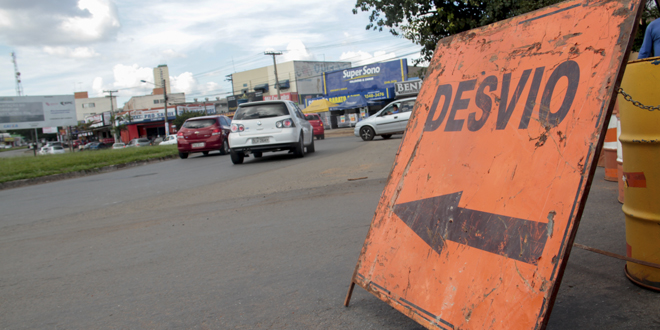 Secretaria de Mobilidade interdita parcialmente Avenida São Paulo para início da construção de viaduto (trincheira)