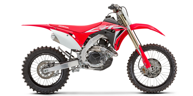 Novas Honda CRF de competição, renovadas para 2020