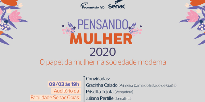 Faculdade Senac realiza ação: Pensando mulher 2020