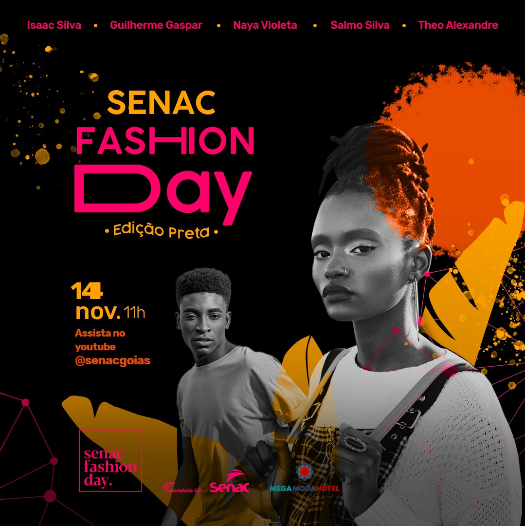 Senac Fashion Day Edição Preta acontece neste sábado (14), em Goiânia