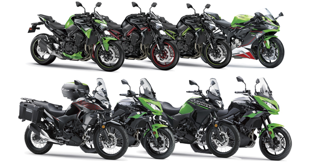 Kawasaki 2021 – modelos ganham novas cores e grafismos