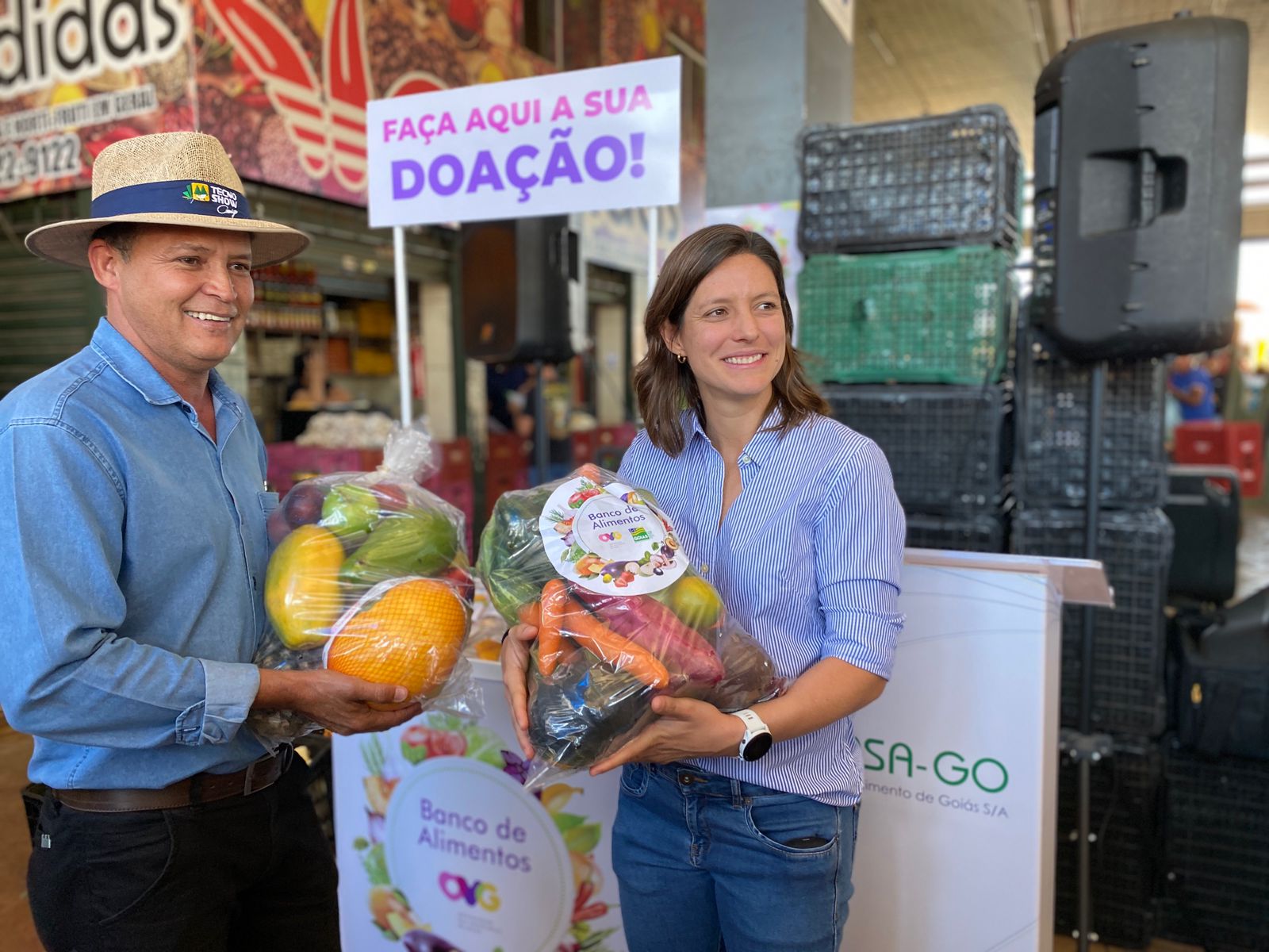 Ceasa/GO e Banco de Alimentos se unem para arrecadar mais donativos