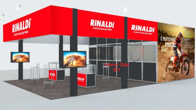 Rinaldi marca presença na Feira Moto Nordeste com lançamento de pneu para quadriciclo e novidades no portfólio