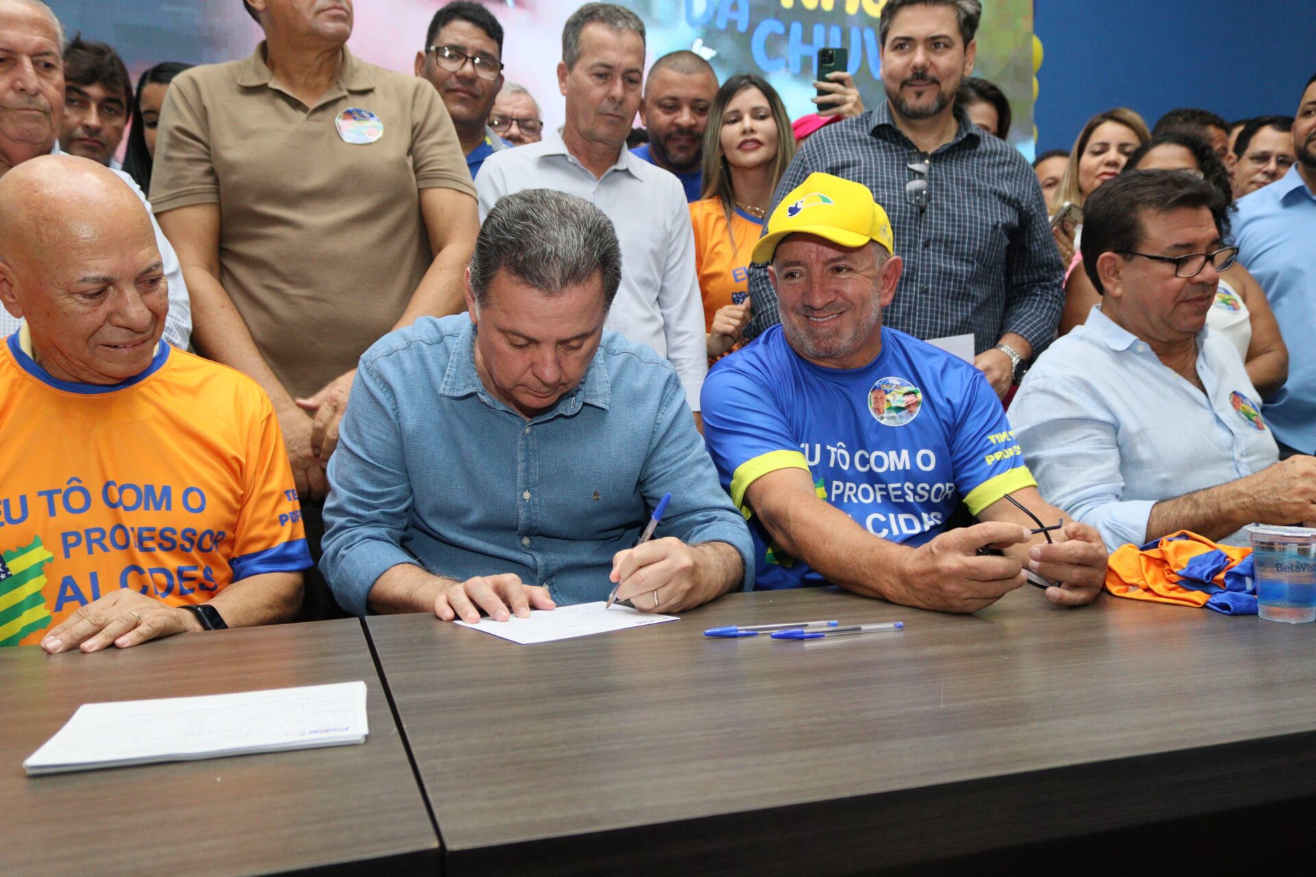 PSDB ganha reforço de peso em Aparecida com filiação de Professor Alcides e Vilmar Mariano