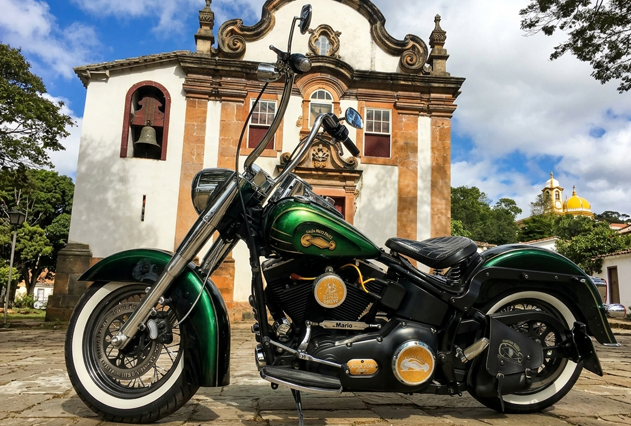 Moto customizada com monumentos do Brasil e história emocionante é destaque no Festival Moto Brasil